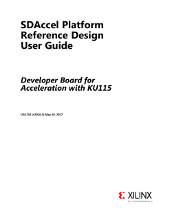 Developer Board for Acceleration with KU115