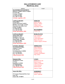 OLG ATTORNEY LIST March 23, 2015