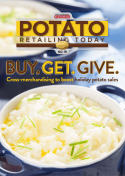 Cross-merchandising to boost holiday potato sales