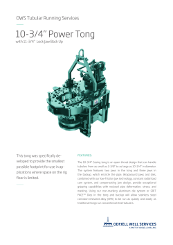 10-3/4&rdquo; Power Tong - Odfjell Well Services