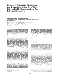 Differential Subcellular Distribution and