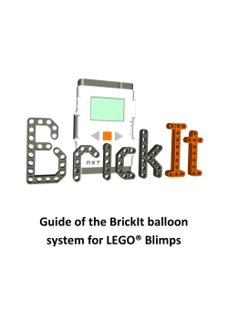 Guide of the BrickIt balloon system for LEGO&reg; Blimps