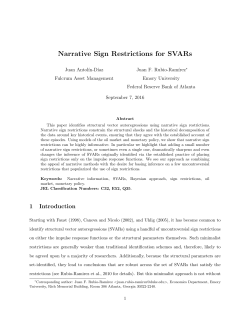 Narrative Sign Restrictions for SVARs