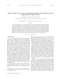 Effect of surface waves on air-sea momentum