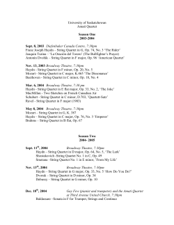 Amati Quartet Seasons One to Twelve 2003