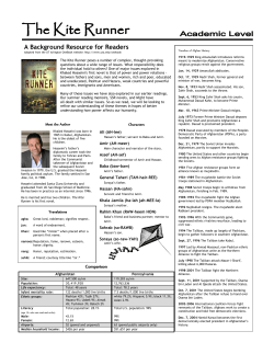 A Background Resource for Readers