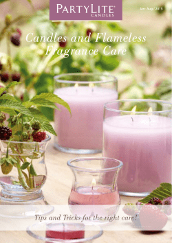 Candles and Flameless Fragrance Care