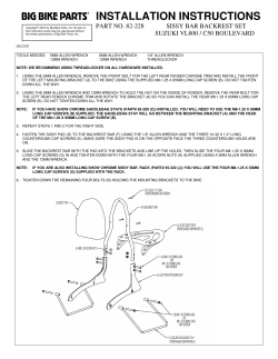 Installation Instructions