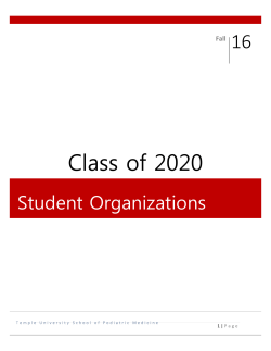 Clubs and Organizations - School of Podiatric Medicine