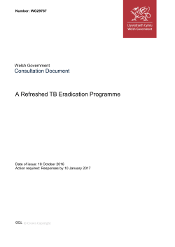 A Refreshed TB Eradication Programme