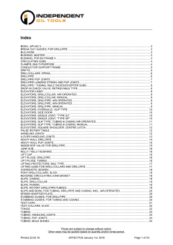 - Independent Oil Tools