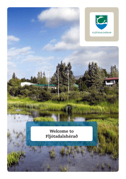 Social services - Flj&oacute;tsdalsh&eacute;ra&eth;