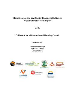 Homelessness and Low-Barrier Housing in