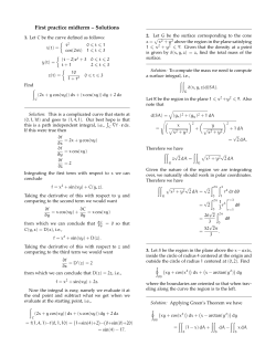 First practice midterm &ndash; Solutions