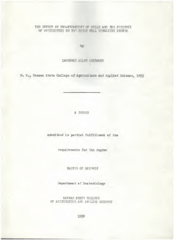 Effect of pre-treatment of cells and the presence of - K-REx