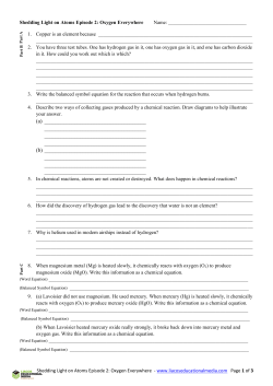 Question Sheet - Liacos Educational Media