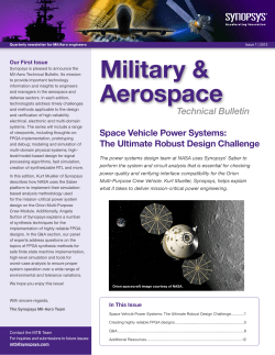 Mil-Aero Technical Bulletin, Issue 1, 2013