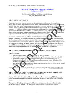 Syllabus - FIU Global Learning