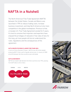 NAFTA in a Nutshell