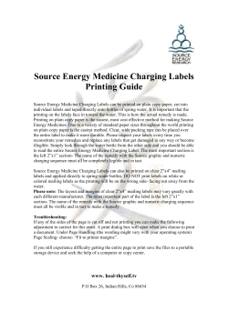 Source Energy Research - Source Energy Medicine