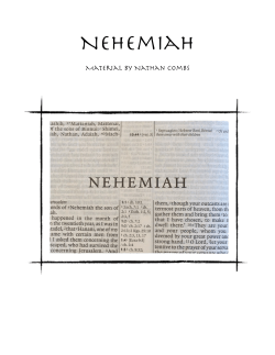 Nehemiah - Tyngsboro church of Christ