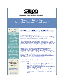 - Submersible Wastewater Pump Association