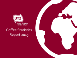 Coffee Statistics Report 2015