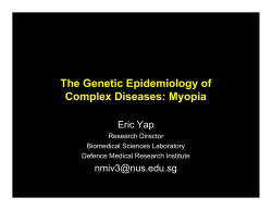 Complex Disease Genetics