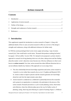 Chapter 6 Action Research