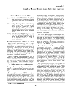 Nuclear-based Explosives Detection Systems