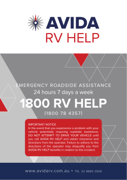 Roadside Assistance Brochure