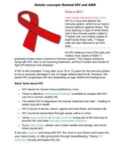 About HIV/AIDS - Uttarakhand Association for Positive People