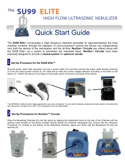 Quick Start Guide - SU99 High