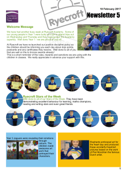 February 10th 2017 Newsletter