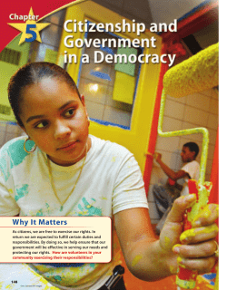 Chapter 5: Citizenship and Government in a Democracy