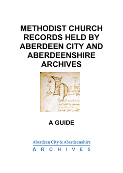 Methodist Church Records