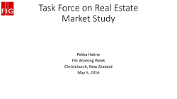 Task Force on Real Estate Market Study