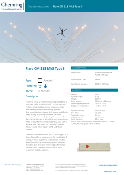 Flare CM 218 Mk3 Type 3 - Chemring Countermeasures
