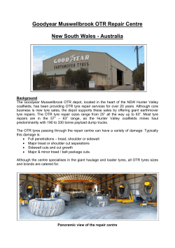 The Goodyear Muswellbrook OTR depot, located in the heart of the