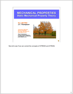 MECHANICAL PROPERTIES
