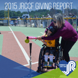 2015 JRCCF Giving Report - JR Automation Technologies