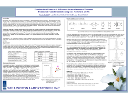 Examination of Structural Differences between Isomers of Common