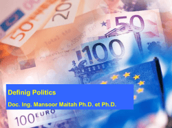 Defining politics