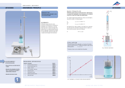 BASIC PRINCIPLES UE1020850 SUMMARY EXPERIMENT
