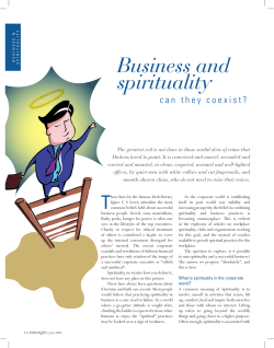 Spirituality in Business