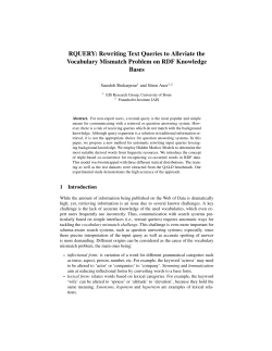 Rewriting Text Queries to Alleviate the Vocabulary