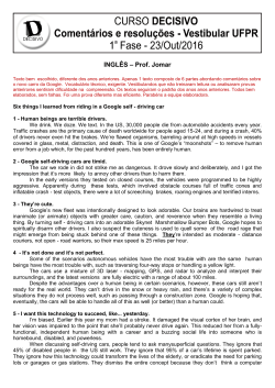 INGL&Ecirc;S &ndash; Prof. Jomar