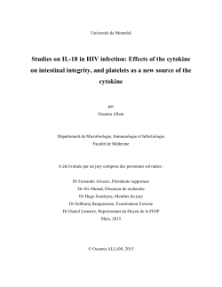 Université de Montréal - Thèse numérique