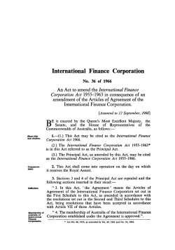 International Finance Corporation