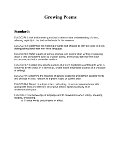 Growing Poems - UGA Extension